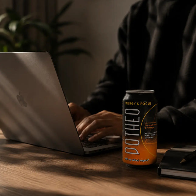 ENERGY & FOCUS – Coconut Water with Plant-Based Caffeine, Adaptogens & B Vitamins