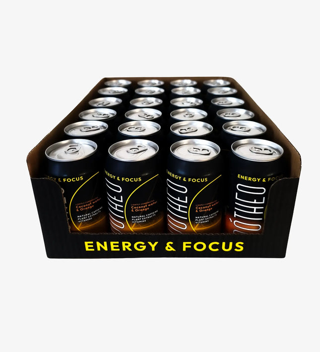 ENERGY & FOCUS – Coconut Water & Orange x 24 CANS (320 ml)