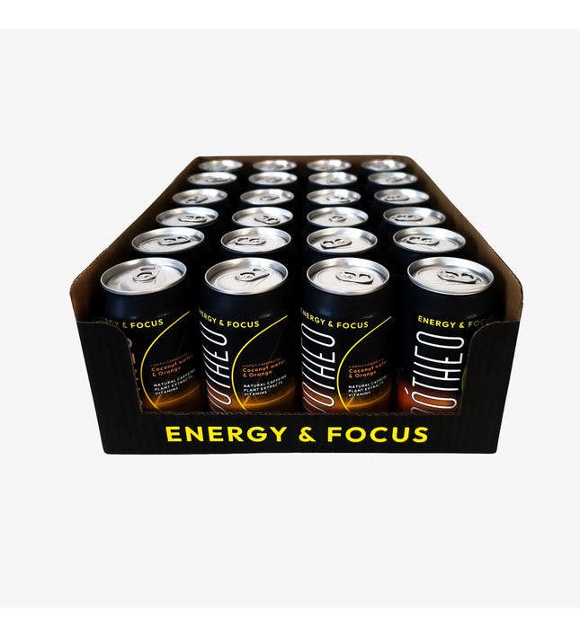 ENERGY & FOCUS – Coconut Water & Orange x 24 CANS (320 ml)