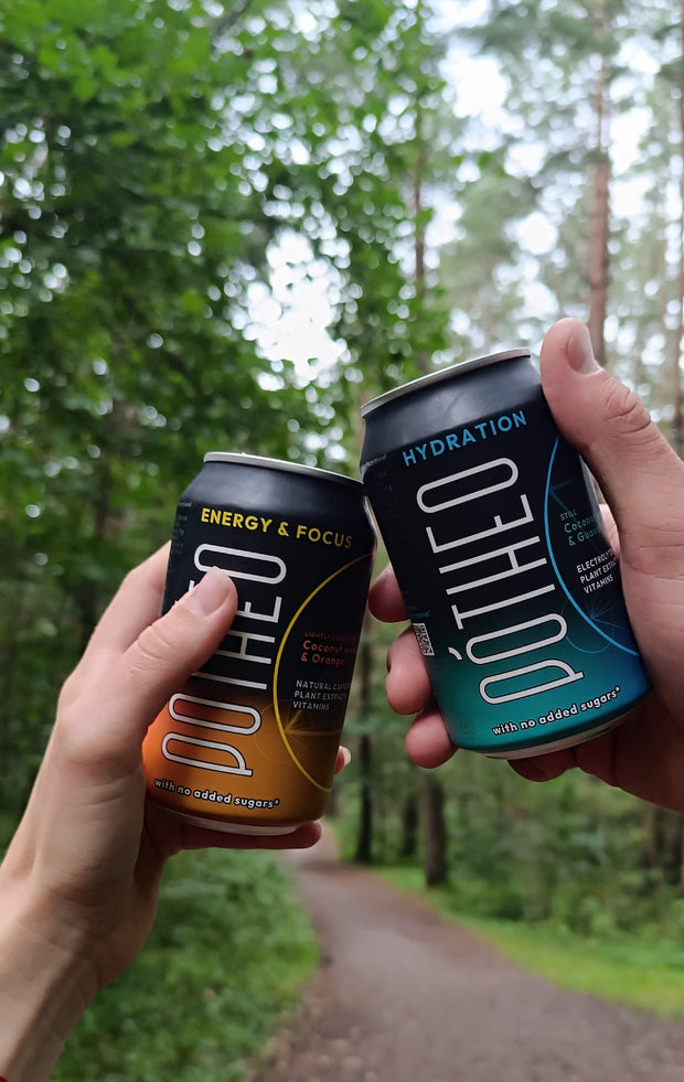 natural potheo hydration and energy drinks with adaptogens with no added sugars