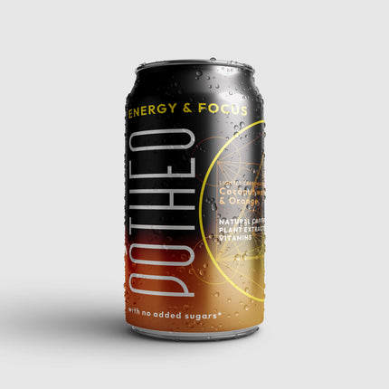 natural functional drink Potheo Energy&focus with adaptogens vitamins natural caffeine