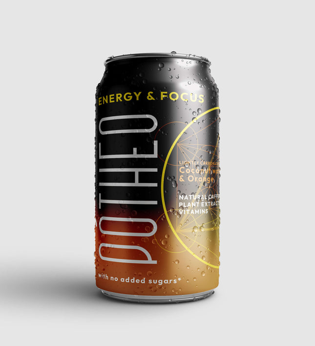 natural functional drink Potheo Energy&focus with adaptogens vitamins natural caffeine